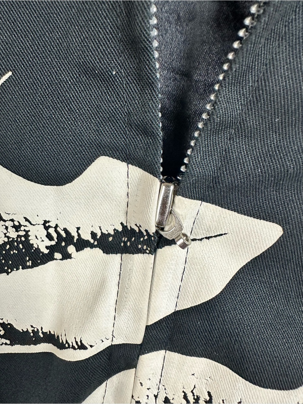Ransom X Headcase LSD Zip Up Work Jacket Black Lips Graphic Print Mens XL - Picture 7 of 7